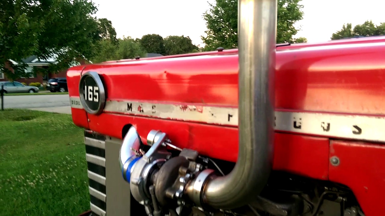 Massey Ferguson 165 Perkins Diesel Turbo Youtube