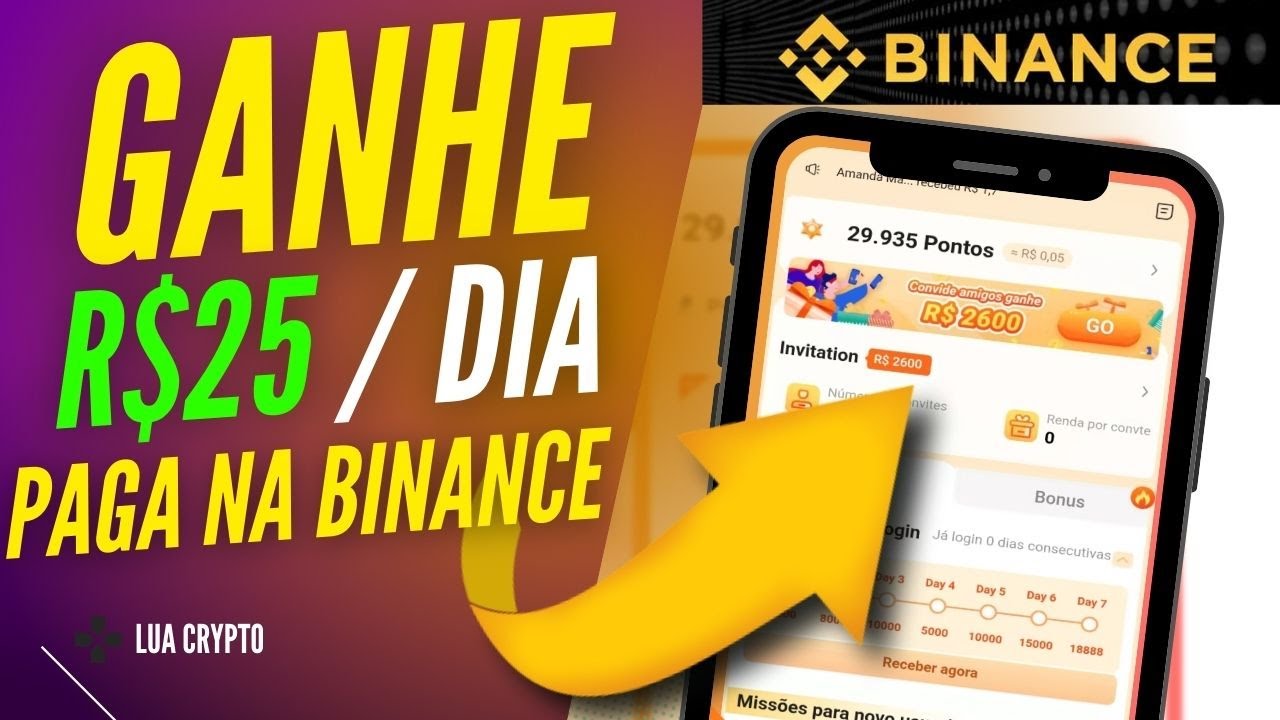 MELHOR APP PARA GANHAR DINHEIRO ASSISTINDO VÍDEOS GRATIS I PAGA NA BINANCE