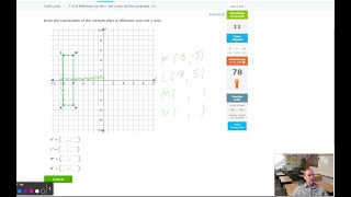 Full IXL R.10 8th grade math Reflections over the x and y axes find the coordinates SUM News