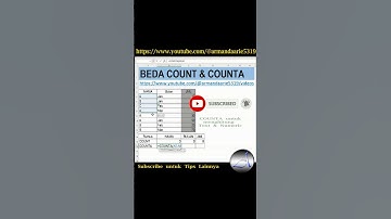 RUMUS COUNT & COUNTA #excel #exceltipstricks #exceltips #exceltrickshots #excelformula
