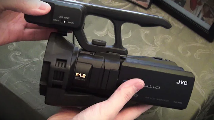 JVC GY-HMZ1 3D camera controls & menus