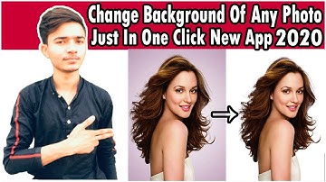 How To Remove Background Of Photo In One Click | Background Eraser App