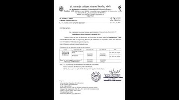 Dbatu University Revaluation Application For Supplementary Winter Semester Examination 2024