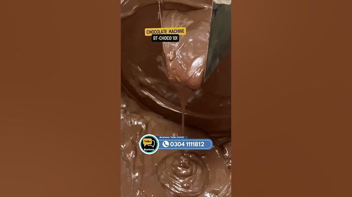 BT CHOCO 10 Chocolate Machine .
