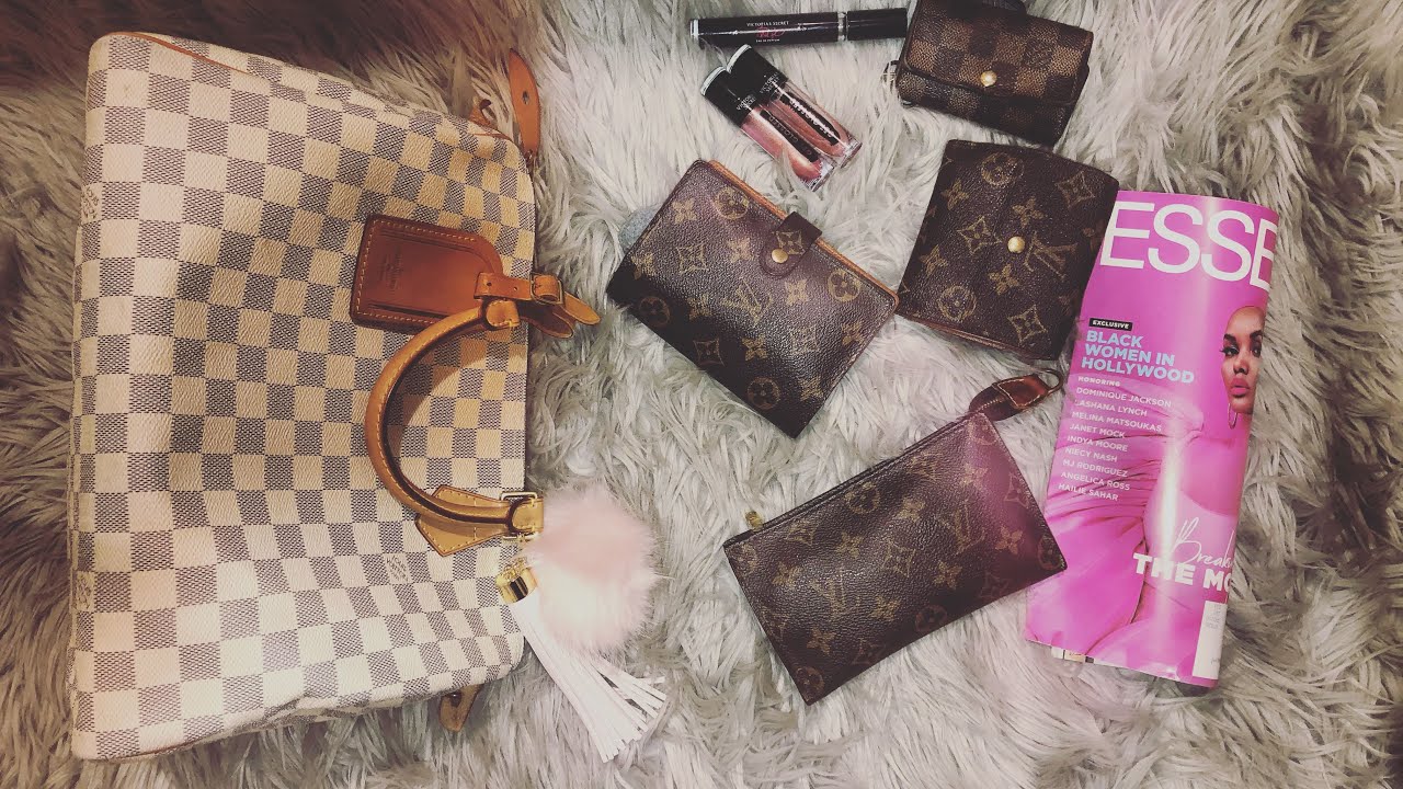 Louis Vuitton Damier Azur Speedy 30 Review WHAT’S IN MY BAG - YouTube