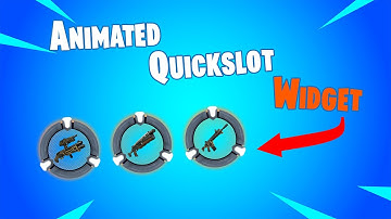 Easy Way to Create Animated Quickslot Widget UI - UEFN Tutorial
