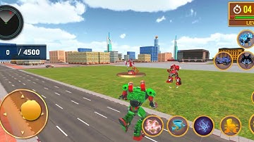 Tank Robot Car Game 2020 - Robot Dinosaur Games #1 - Android Game play