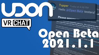 Updates and Fixes | VRChat Open-Beta 2021.1.1 screenshot 1