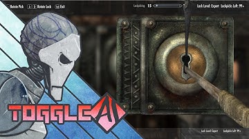 Skyrim Mod: A Better Lockpicking Interface with Simple Lockpicking