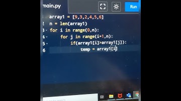 Sort array in asc- Interview Python Question