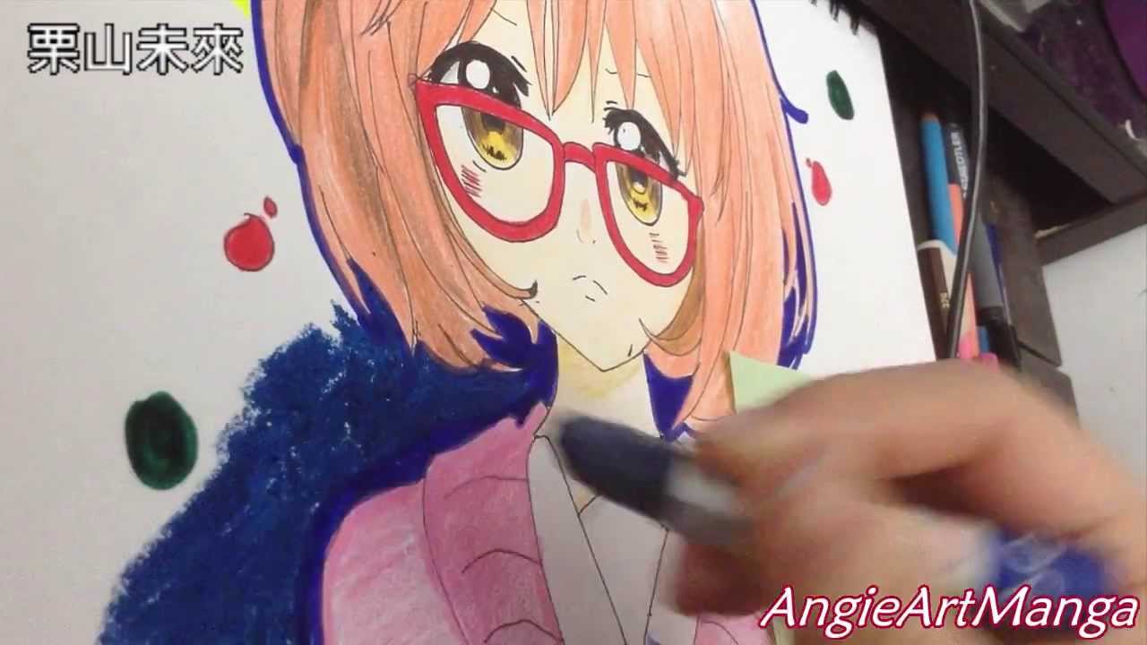 Color Kyoukai No Kanata Mirai 栗山未來上色畫法 Part Two Color Youtube