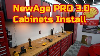 DIY Installing NewAge Pro Series 3 0 Cabinets in the ULTIMATE Ferrari Garage Remodel