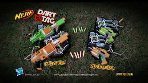 Nerf Dart Tag Fury Fire - 2人對戰火輪衝鋒槍