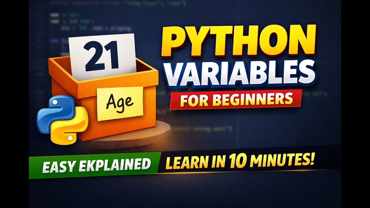 What is a Variable in Python? | Python Variables Tutorial for Beginners ...