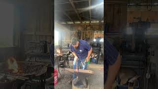 Working on a knife #bladesmith #shorts #blacksmith