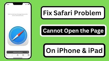 How to Fix Safari Cannot Open Page on iPhone and iPad | Safari Could Not Connect to Server / Network