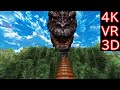 【MMD VR180】ゴジラ(Godzilla) 伏見稲荷大社(Fushimi-Inari Taisha)