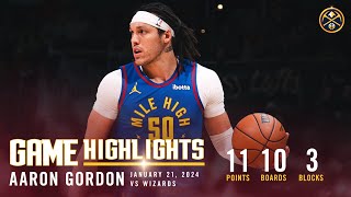 Aaron Gordon Full Game Highlights vs. Wizards 🎥