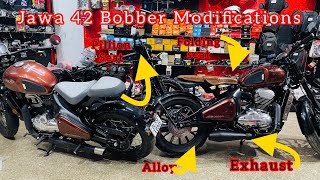 Rear Seat For Jawa 42 Bobber | Jawa 42 Bobber Exhaust Sound | Jawa 42 Bobber Accessories & Folding