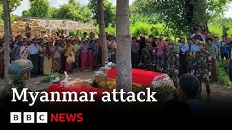 At least 24 killed as army paraglider bombs Myanmar Buddhist festival BBC News