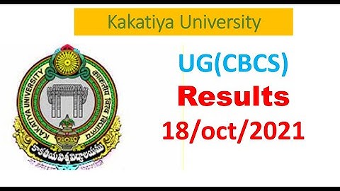 Kakatiya University Results || 18/OCT/2021 || Kakatiya university updates