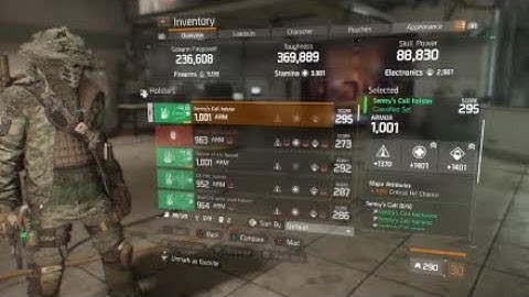 The Division 1.8 | Elite Classified Sentry Call Build FULLY OPTIMIZED! Godly damage!