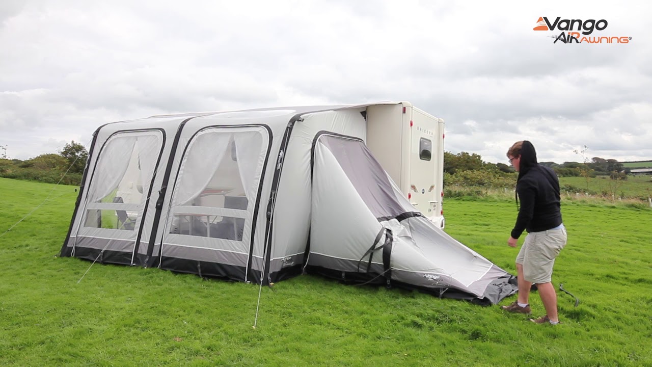 How To Attach An Annex To A Caravan Awning Vango YouTube