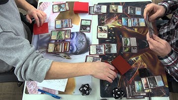 FNM 01-29-16 Round 3 Mark Bant Midrange vs Greg Esper Midrange Game 1