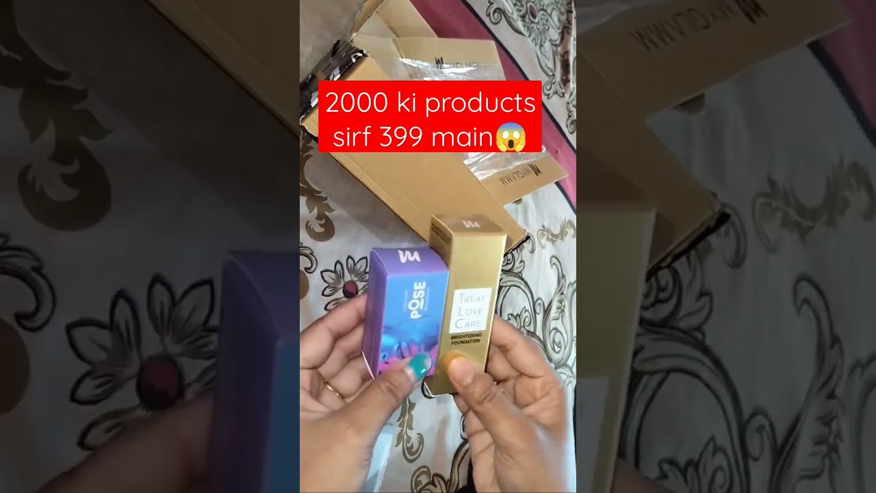 myglamm makeup haul || 2000 ki products sirf 399 main!!😱😱