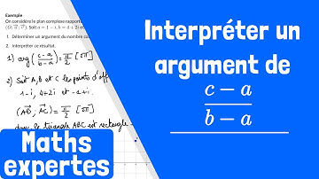 Comment interpréter un argument de (c-a)/(b-a) ?