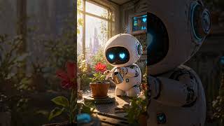 Too much love can kill... 🥀🤖 #robot #nature #pixar #scifi #distopia #utopix #shorts ^#satisfying