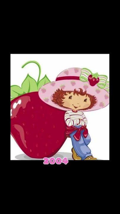 Evolution of strawberry shortcake 🍰 #era #evolution #nostalgia #strawberry