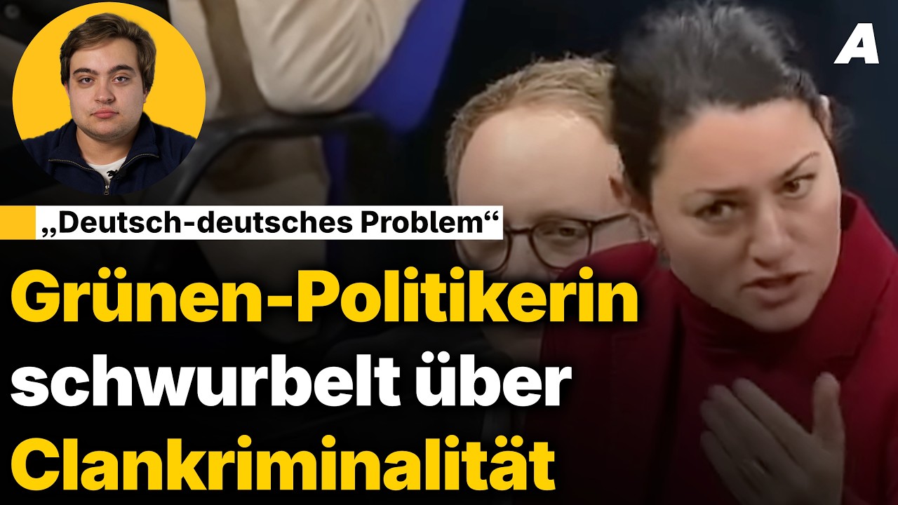 Clankriminelle sind „deutsch-deutsch“: Grüne glänzt mit Wahnsinns-Geschwurbel | Newsroom