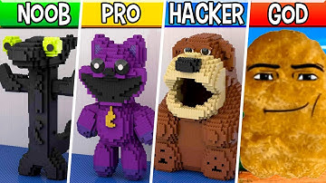 LEGO ALL Famous Meme Characters (MEME COMPILATION №3) : Noob, Pro, HACKER!