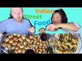 Pani Puri Mukbang with My American Husband