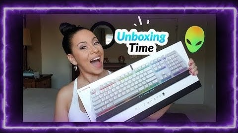 New 👽 Alienware Keyboard Unboxing!