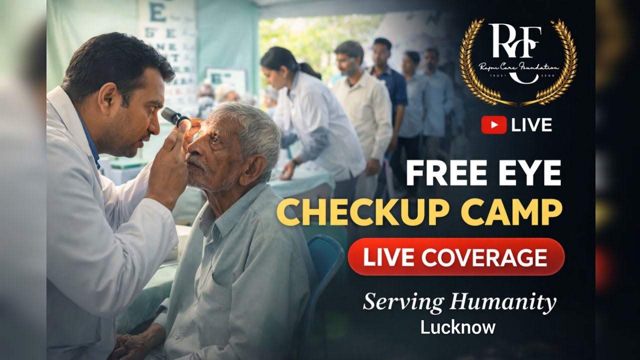 A Step Toward Clearer Sight. ✨️ #rajnicarefoundation #freeeyecheckup #live #ngo #servinghumanity 