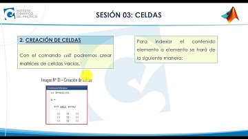 MATLAB-AVA-S03-CREACIÓN DE CELDAS