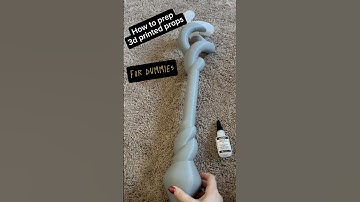 How to prep 3D prints for dummies! #3dprinting #tutorial #cosplay #props #easy #howto #painting