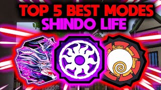 My top 5 best modes in shindo life