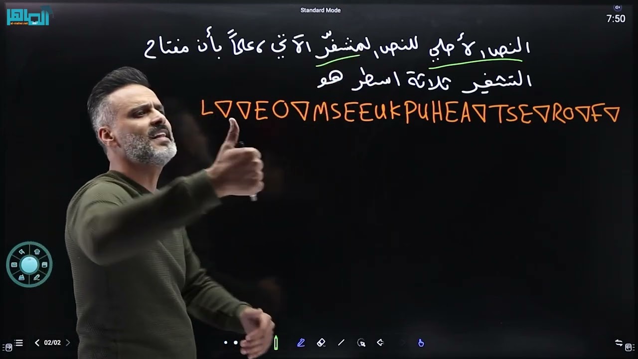 التشفير باستخدام خوارزمية الخط المتعرج توجيهي ادبي عامر جرابعه