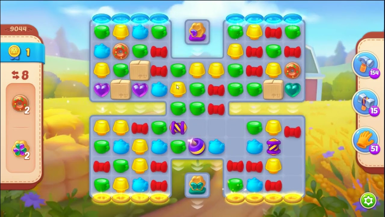 Homescapes Level 9044 - NO BOOSTERS 🏠 | SKILLGAMING ✔️