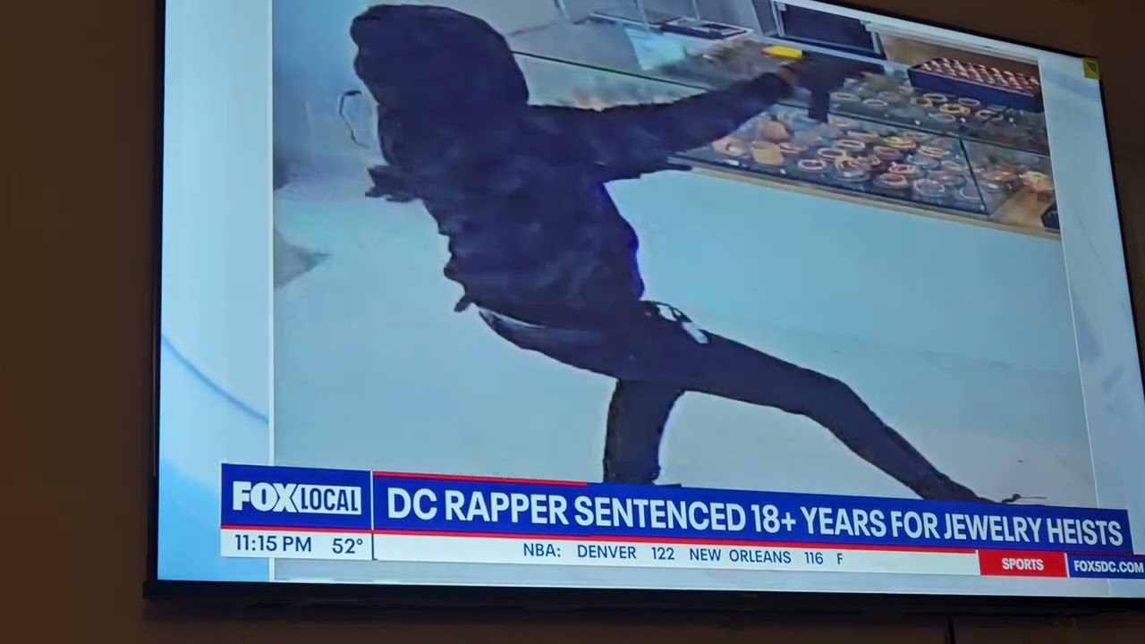 DC Rapper sentenced to 18 years. Taliban Glizzy 
