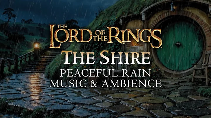 Lord of the Rings | โ๏ธ The Shire, Peaceful Music & Ambience During Midnight Thunderstorm thumbnail