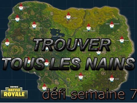 Trouver des nains de jardin fortnite Trouver des nains de jardin fortnite