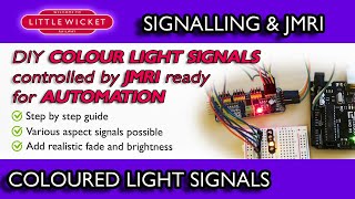 DIY Model Railway Colour Light Signals Controlled by JMRI