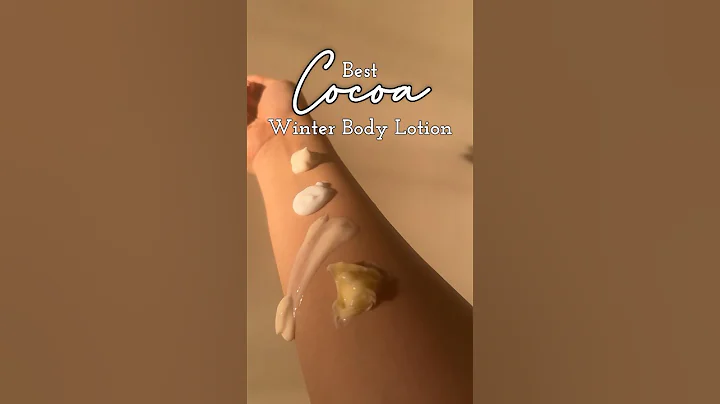 Best cocoa body lotions for winter ✨ #skincare #shorts