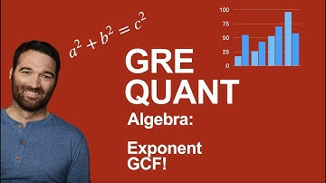 GRE Exponents - Greatest Common Factor!