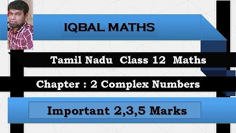 Class 12 Important questions Chapter 2 Complex Numbers  2022-2023