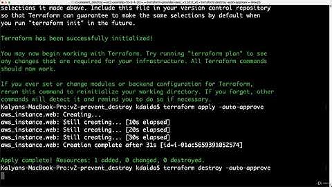 38. Terraform lifecycle Meta Argument   prevent destroy implement and test